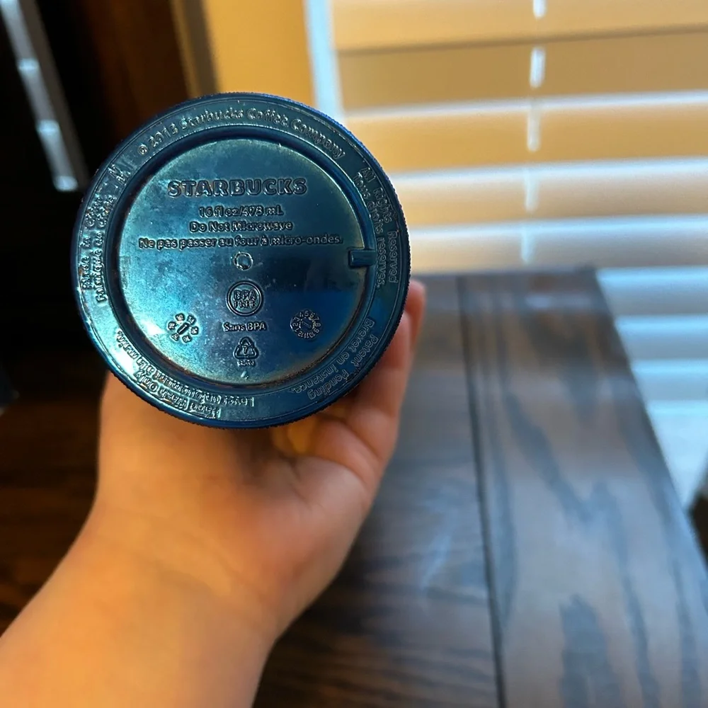 Starbucks blue tumbler